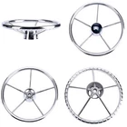 Amarine Made 5 Spoke Boat Destroyer Stainless Steering Wheel 13-1/2 Inch New. Price: $43.99.