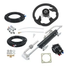 90HP Hydraulic Outboard Steering Kit Bi-directional Locking Cylinders 20FT Hose New. Price: $337.30.
