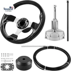 20FT Cable Outboard Steering Kit 3/4" Standard Tapered Shaft, Boat Syst New. Price: $332.00.