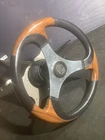 Harris Kayot Spoke Steering Wheel + Teleflex 5253543 Helm Assy. Used. Price: $399.99.