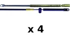 4 Pack 18 Ft Xtreme Gen 2 Control Cables Fits Mercury, Mariner And Mercruiser New. Price: $338.95.