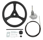 Carmocar Boat Steering Rotary System Kit With 14 Feet CABLE,13.5 Inch New. Price: $99.99.