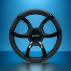 Corte Boat Steering Wheel Black Gloss Inserts Gussi Italia Logo New. Price: $99.80.