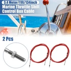 2PCS 11FT 3.4 Meter 134INCH Marine Throttle Shift Remote Control Box Cable New. Price: $59.99.