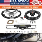 Marine Hydraulic Steering Kit For 150HP Outboard Engine - Complete System New. Price: $474.99.