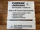 Johnson/evinrude/omc Oem 15' Snap He Control Cable Assembly P/n: 764115 New. Price: $45.00.