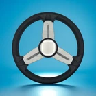 Model 15 Marine Steering Wheel Brush Alum Spokes Silver Dome New. Price: $59.99.
