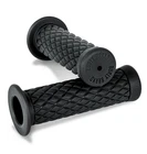 Burly Brand Rubber Diamondback Grips Black 1" B16-1005 New. Price: $31.29.