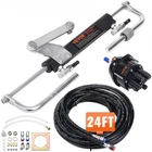 New Vevor Hydraulic Outboard Steering KIT,90HP,MARINE Boat Sy. Price: $408.65.