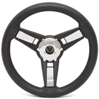 Gussi Boat Giazza Steering Wheel 2198317 13 3/4 Inch Black Chrome New. Price: $75.53.