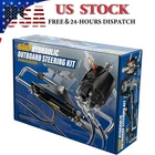 Marine Hydraulic Steering Kit For 150HP Outboard Engine - Complete System New. Price: $474.99.
