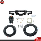 Hydraulic Outboard Steering Kit For Single Engines Up To 350HP 26FT Tubing New. Price: $514.90.