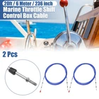2PCS 20FT 236 Inch Marine Throttle Shift Control Box Cable With Clevis Blue New. Price: $45.47.