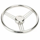 Amarine Made 13.5 Inch 9 Spoke Stainless Steel Boat Steering Wheel - 10 Degree New. Price: $46.99.