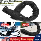 48" Marine Cable-hose Rigging Protector Cover Zippered Sleeve ZRS-1-DP Outboard New. Price: $30.89.