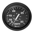 Faria Euro Black 4" Speedometer - 30 Knot (pitot) 32809 New. Price: $64.72.