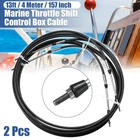 2PCS 13FT 157INCH Marine Type Shift Remote Control Box Cable For Yamaha Black New. Price: $55.45.