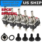 5X Toggle Switch On/off Heavy Duty 15A 250V Spst Terminal Car Boat* Waterproof New. Price: $6.99.
