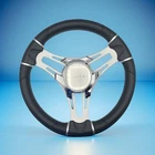 Gussi Italia Steering Wheel Brushed Aluminum Spokes Manitou New. Price: $105.75.