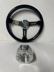 Marine Boat Black 3 Spoke Chrome Steering Wheel With Hub Adaptor New. Price: $120.00.