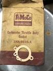 Nos Ford Mercury Carburetor Throttle Body Gasket 1HA-9516-A New. Price: $6.00.