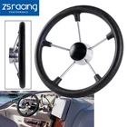 Spoke Black 13.5" Stainless Steel Boat Steering Wheel Destroyer Style Marine New. Price: $37.50.