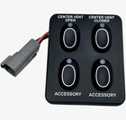 Pursuit Boats 329828, Helm Center Vent 4 Position Switch Panel New. Price: $101.99.