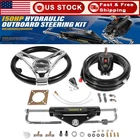 Marine Hydraulic Steering Kit For 150HP Outboard Engine - Complete System New. Price: $474.99.