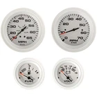 Sierra 68387P Arctic White Outboard 4 Gauge Set New. Price: $189.06.