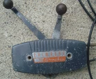 Omc Evinrude Simplex 2-LEVER Throttle Shift Control Box Perf. For Cocktail Racer Used. Price: $79.95.