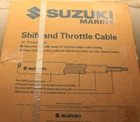 Suzuki Shift Throttle Cable 12FT Extr 99105-11001-012 Superceded 99105-11002-012 New. Price: $69.87.