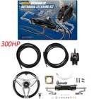 300HP Outboard Hydraulic Steering System &anti-slip Aluminumalloy Wheel New. Price: $535.99.