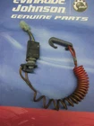 Evinrude Johnson 393132 0585134 Stop Switch Kill Used Oem Part New. Price: $30.00.