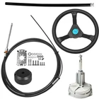 Boat Steering Cable Kit 15FT 12.5 Inch Wheel Rotary Helm Jndo Outboard System New. Price: $209.99.