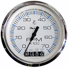 Faria Chesapeake White Ss 4" Tachometer W/systemcheck Indicator - 7000 Rpm New. Price: $214.20.