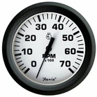 Faria 32905 Euro White Tachometer 7000 Rpm 4 In Gas Outboard New. Price: $222.22.