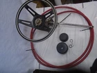 Morse 300962 14' Rotary Steering Cable With Helm 13.5" Wheel Boat Outboard Motor Used. Price: $98.99.