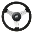 Uflex Ustica 13" Boat Steering Wheel Silver Spokes X62 Hub Black Pu Grip New. Price: $56.94.