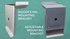 Ezy-glide Rigger's Pal Adjustable Mounting Bracket Pn# AB-12 New. Price: $125.00.