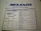 Uflex/ultraflex #C14X9 Foot Shift/throttle Cable , Free Freight New. Price: $32.95.