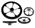 Pactrade Marine 13 1/2" Boat 5 Spoke Ss Destroyer Steering Wheel Black Foam Grip New. Price: $95.99.
