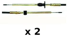 2 Pack 10 Ft Cables Fits Johnson, Evinrude, Omc Using Pre 1979 Controls New. Price: $146.34.