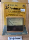 Blue Sea Systems 9353 Analog Voltmeter Std. 0-150 Vac New. Price: $19.00.