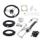 90HP Outboard Hydraulic Steering Kit Boat System 12.5'' Wheel 20FT Hose New. Price: $379.07.