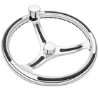 Schmitt Marine Primus 13.5" Stainless Steel Boat Steering Wheel With Knob New. Price: $518.30.
