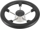 Novelbee 11-1/2" 5 Spoke Boat Marine Destroyer Steering Wheel With Black Pu Foam New. Price: $41.99.
