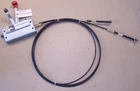 Rebuilt Johnson Ship-master Two Handle Lever Control Box W/12 & 13' Cables #18 Remanufactured. Price: $199.50.