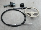 Teleflex Rack & Pinion Boat Marine Steering Kit Cable Tilt Helm Wheel Used. Price: $125.00.