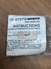 Teleflex Morse Seastar SA27276P Marine 1/2"-20 Thread Steel Rod End Kit New. Price: $27.99.