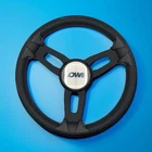 Model 15 Marine Steering Wheel Black Brushed Aluminum Spokes Lowe New. Price: $59.99.